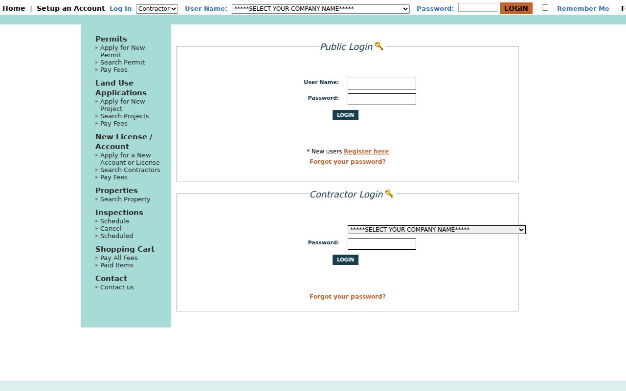 Tualatin street-address directory eTRAKiT permit search route
